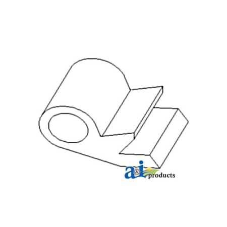 A & I Products Pad, Brake 2" x1" x0.7" A-1662242M2